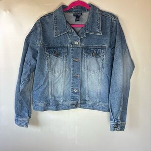 Lane Bryant Blue Jean Jacket